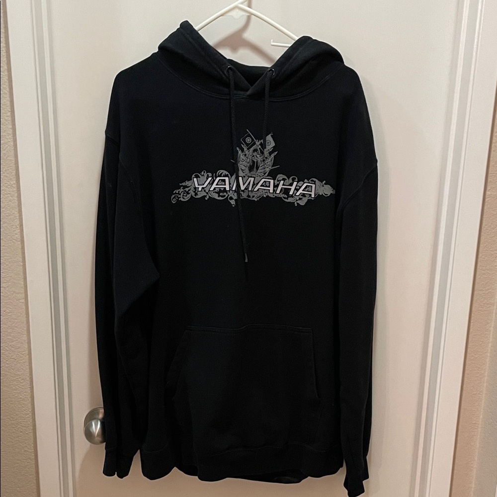 Yamaha Black Graphic Hoodie